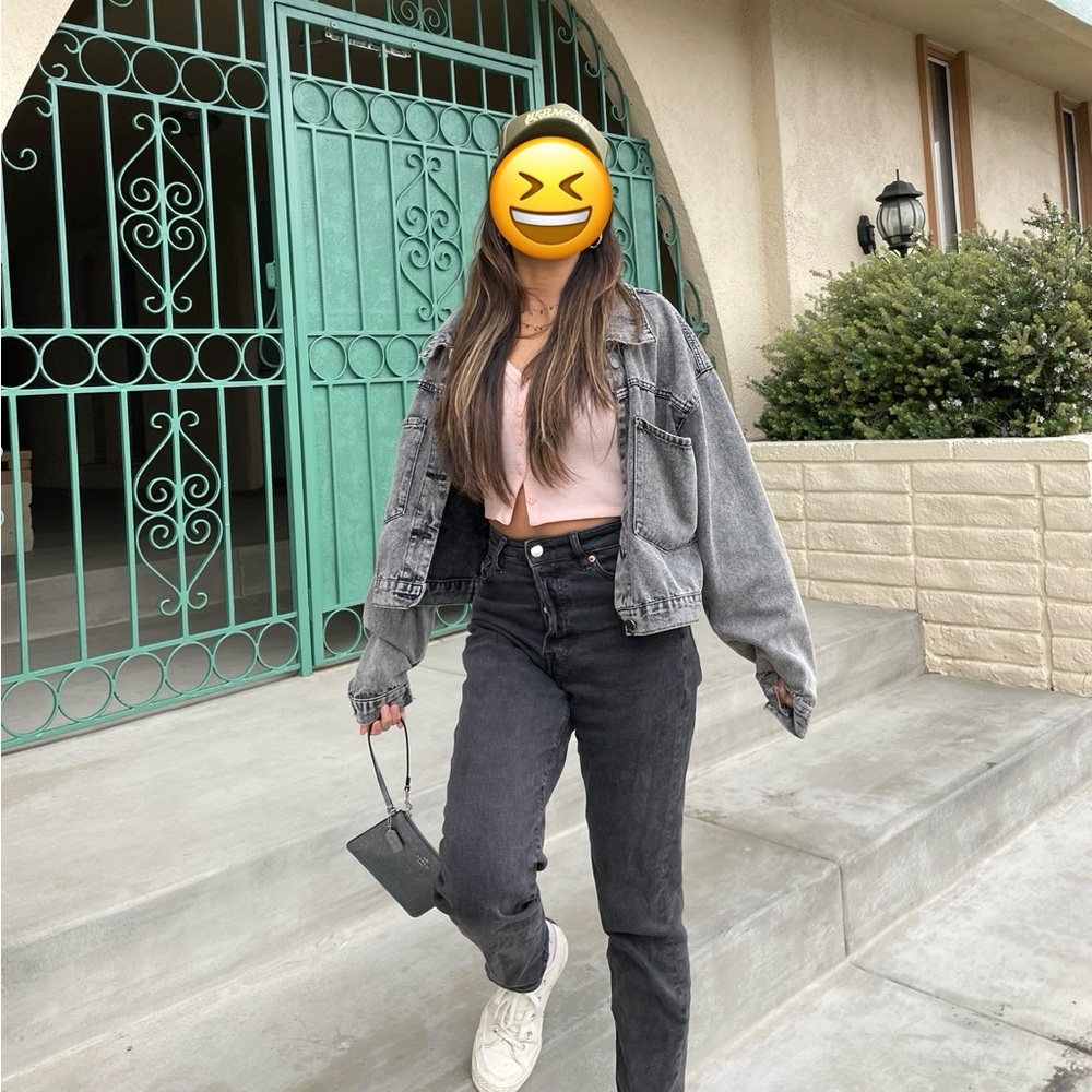 H&M Ultra High Rise Mom Jeans